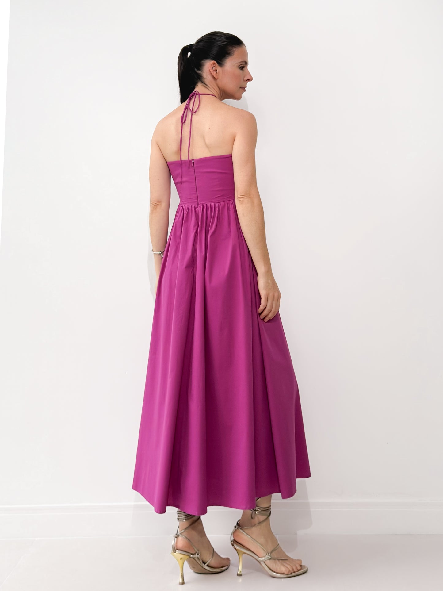 Vestido Niki - Rosa Marsala