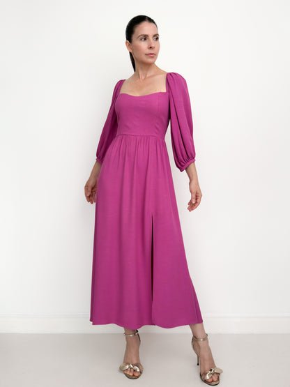 Vestido Diana - Rosa Marsala