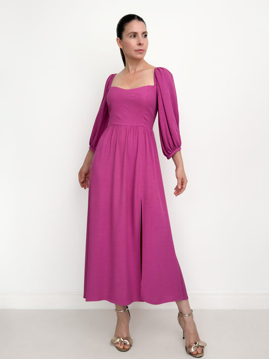 Vestido Diana - Rosa Marsala