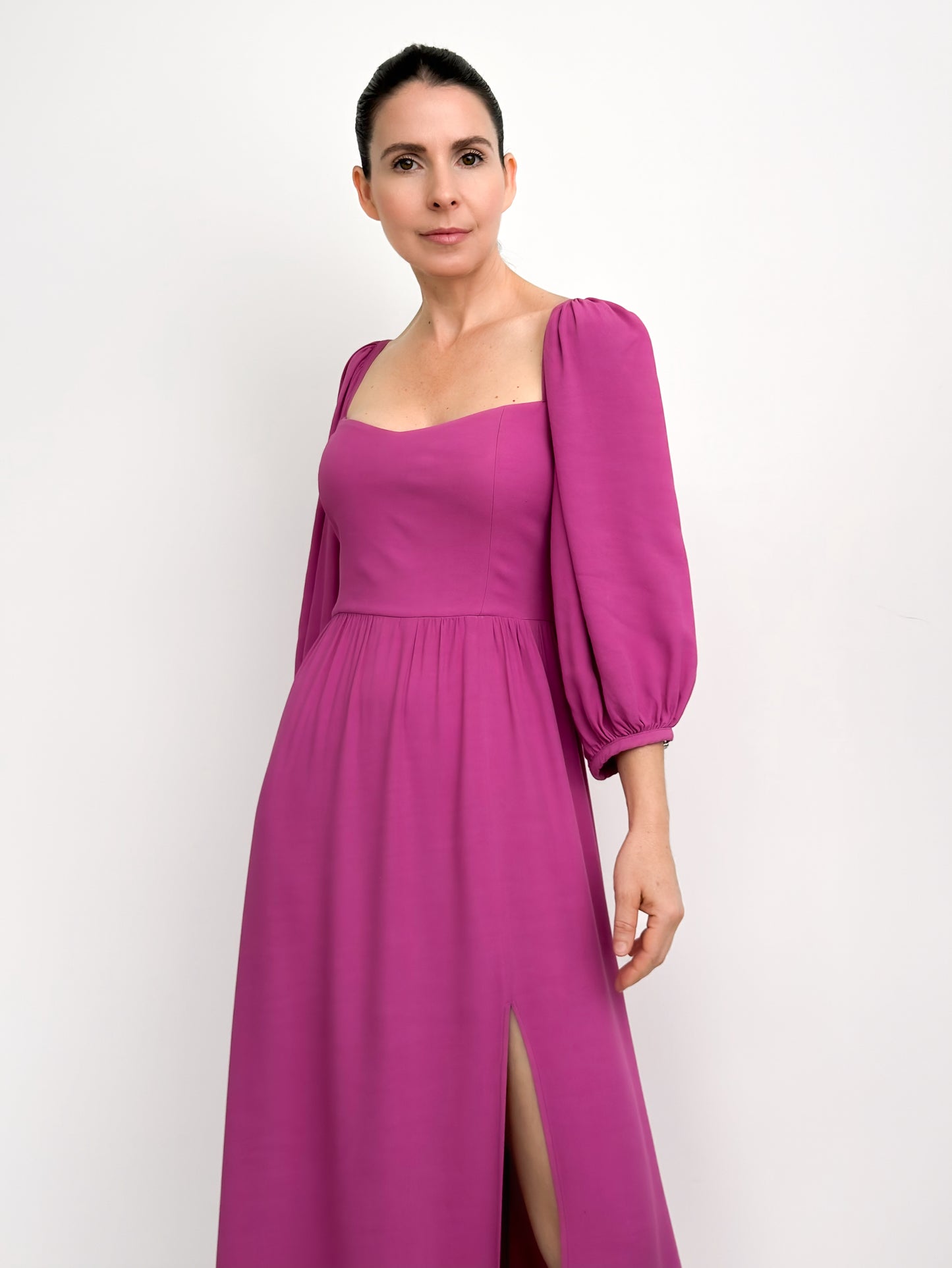 Vestido Diana - Rosa Marsala