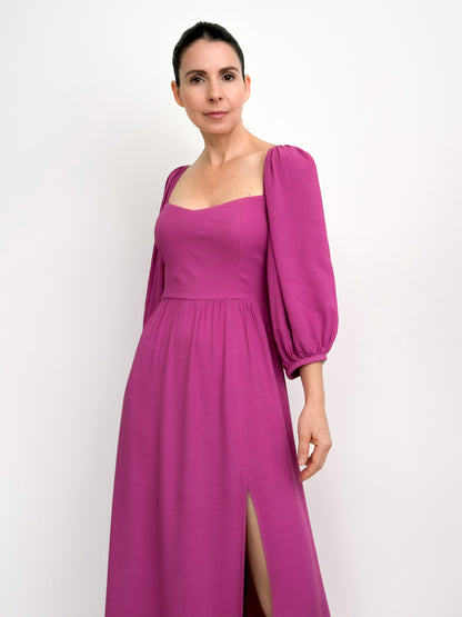 Vestido Diana - Rosa Marsala