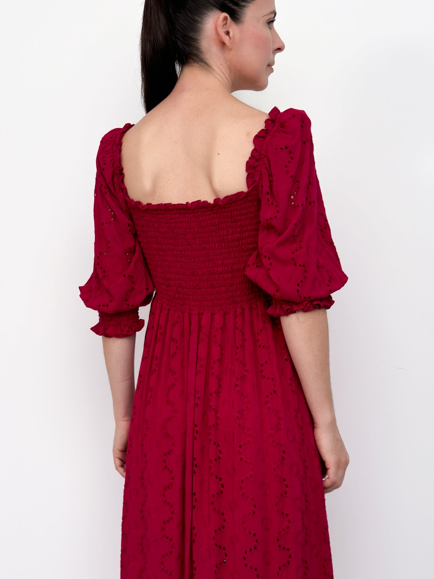 Vestido Midi Daisy - Vermelho Pitanga